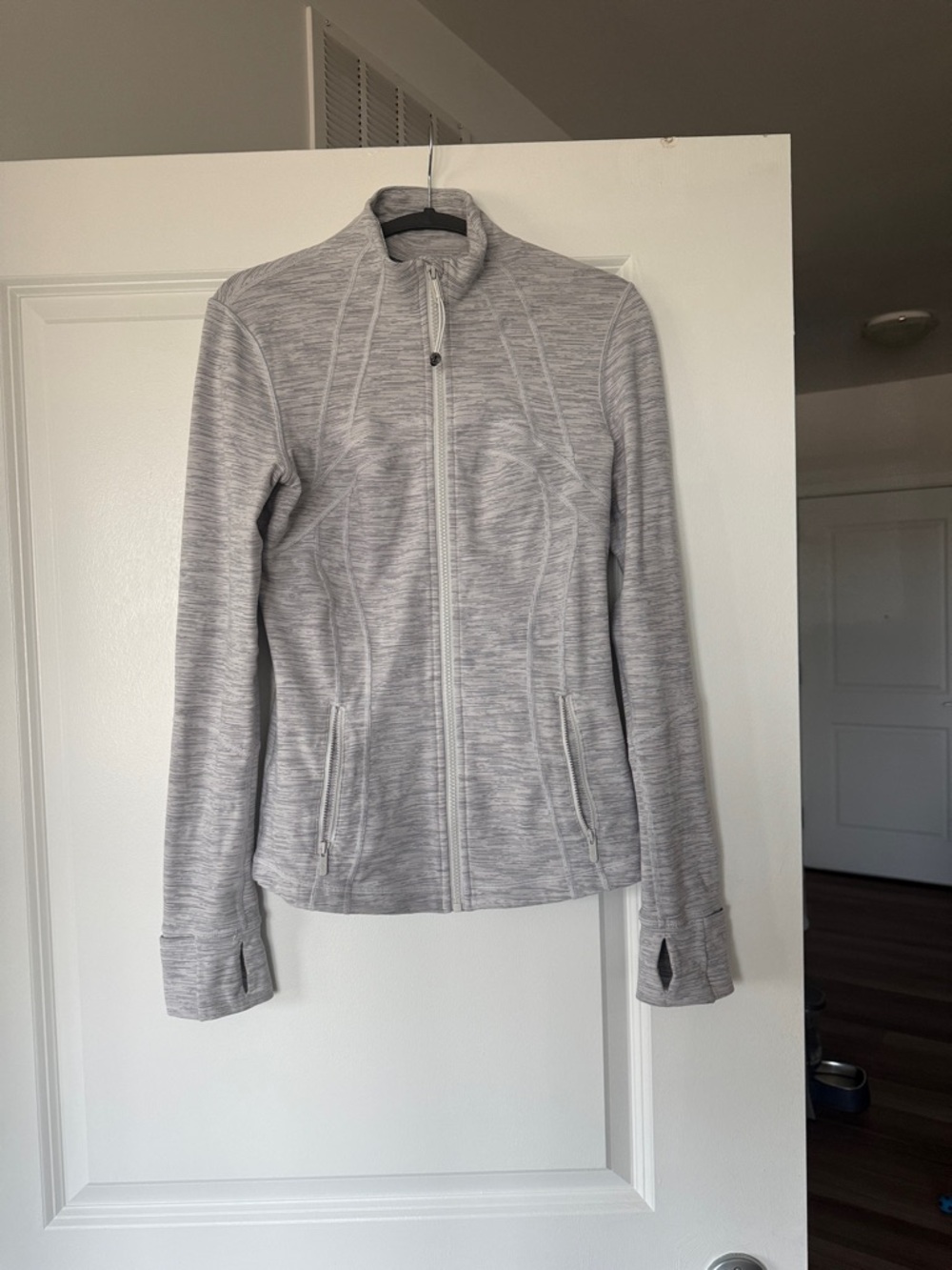 Lululemon Light Gray Womens Full-Zip Define Jacket